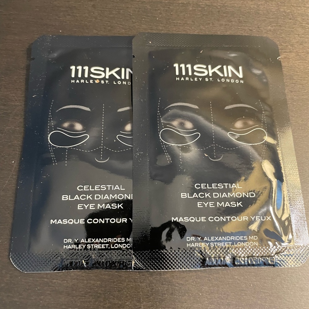 111Skin Celestial Black Diamond Eye Mask 6 ml .2 oz NEW X2